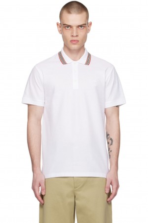 Burberr y Premium Polo White sale 1404