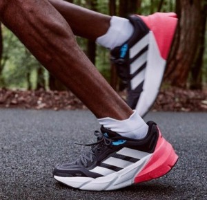 Adida_s adistar running shoes black white red
