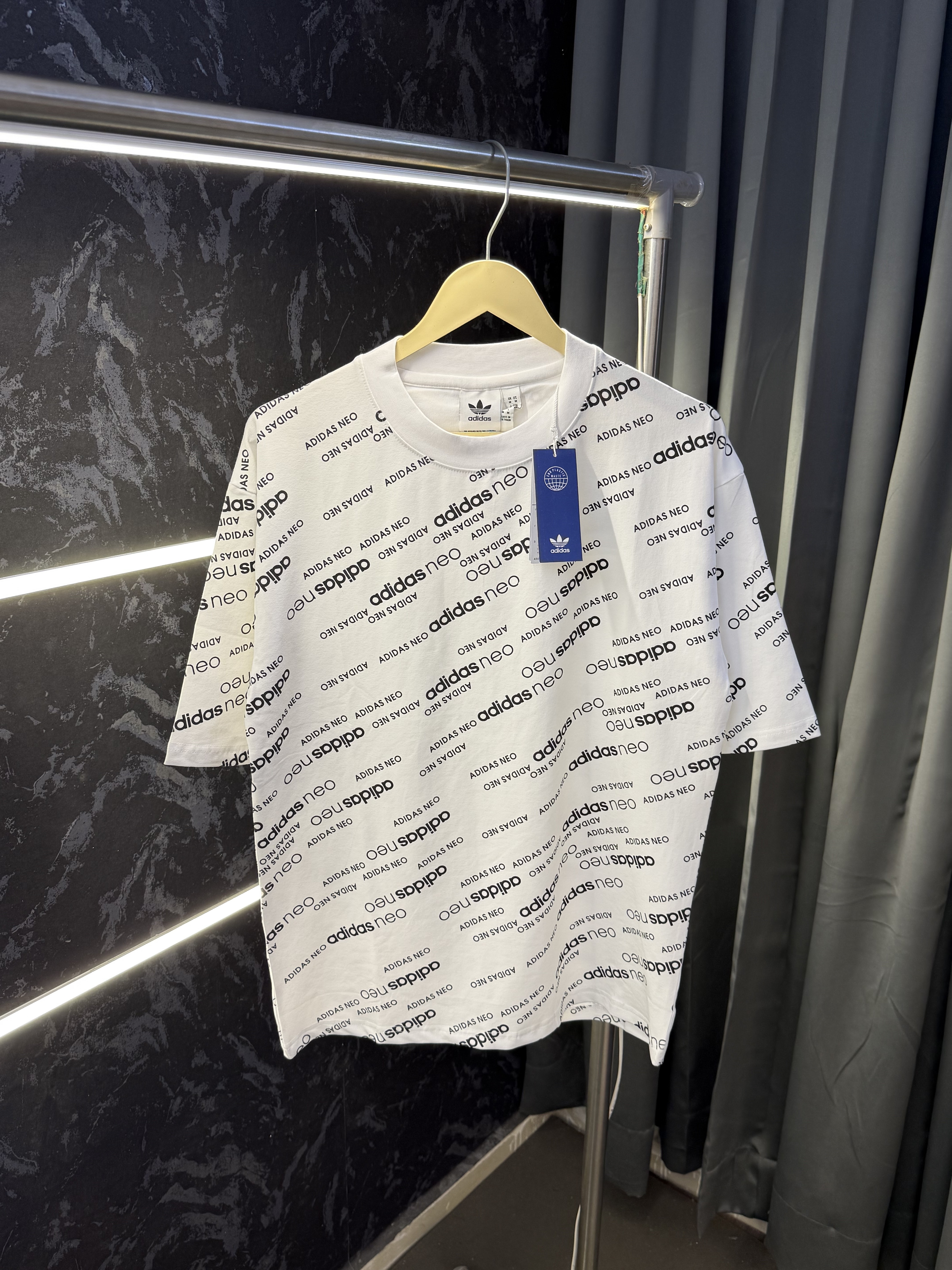 Adida s Neo Premium Round Neck Tshirt White