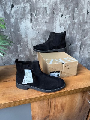 Zaraa Chelsea boots Black Suede Fixed