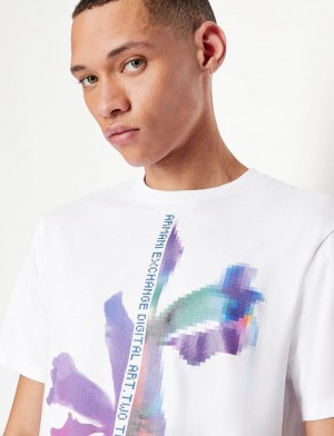 Arman i Exchange White Logo Print Premium T-Shirt