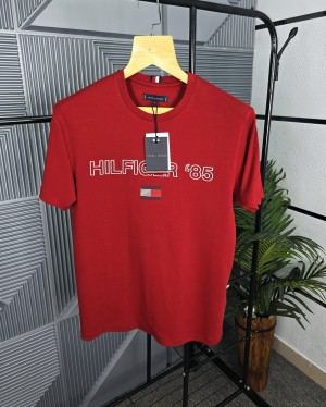 Tomm Round Neck T Shirt Maroon M501-MR