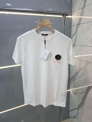 Balmai n Cotton Lycra 200Gsm Fabric Tshirt With Rubber Metal Logo sale offer  788