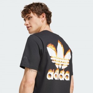 Adida s Black Back Print Premium T-Shirt