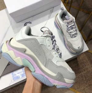 Balenciaga Triple S Pastel Grey Pink