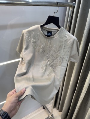 Arman i Exchange Cream Eagle Print Imported T-Shirt