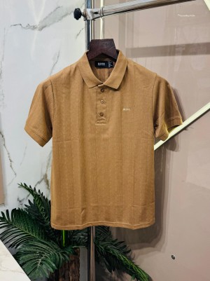 Sale.Hugo.Boss.Imported.Soft.Knitted.Fabric.Front.Embroidery.Logo.Very.Premium.Polo.Neck.Tshirt.