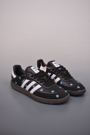 Adidass Originals Samba OG Sneakers Light Blue Floral Core Black
