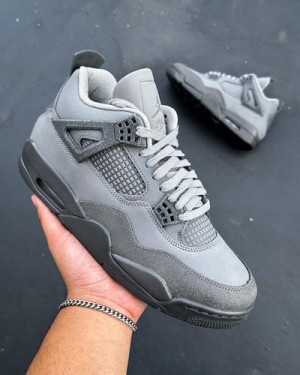 Nikee Air Jordan 4 Wet Cement Grey