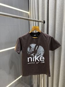 Nik.e Brown Printed Premium T-shirt