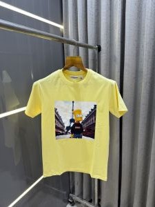 Big sale Dio.r Yellow Printed Premium T-shirt