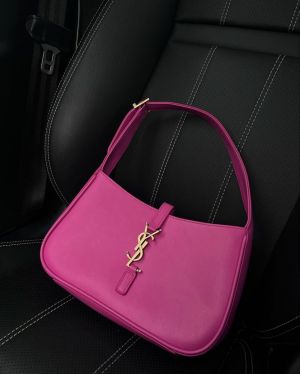 Ysl Hobo Plum Pink With Original Box Packaging