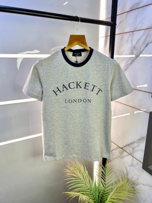 Hacket t Grey Premium Round Neck Printed T-shirt F2420-GY