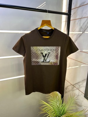 Gucc i Reflective Imported Coffe Round Neck Premium T-shirt F2433-CO