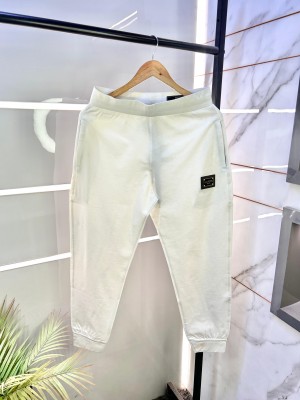 Balmai n Paris White Imported Super Premium Track Pant With Brand Carry Bag F1751-WH