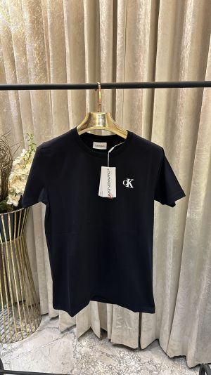 CALVIN_KLEIN LOGO PRINT PREMIUM BLACK TSHIRT