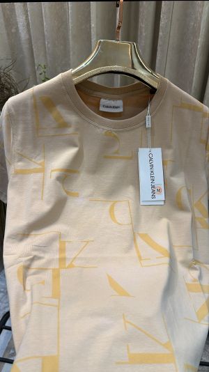 CALVIN_KLEIN LOGO MONOGRAM PRINT PREMIUM TSHIRT
