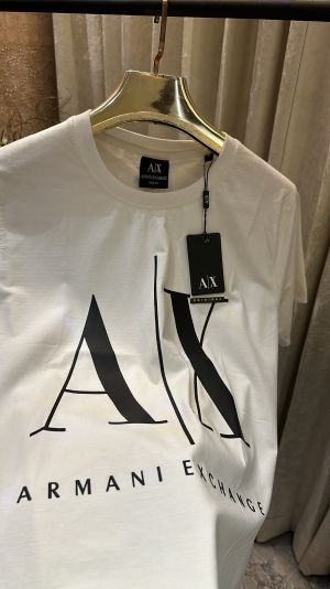 ARMAN_I EXCHANGE LOGO PRINT PREMIUM WHITE TSHIRT