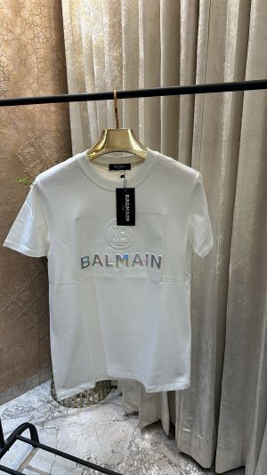 BALMAI_N LOGO REFLECTIVE EMBOSSED PREMIUM WHITE TSHIRT