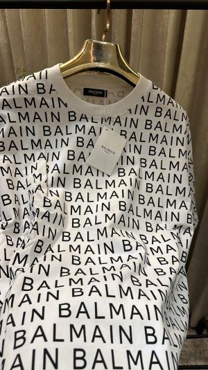 BALMAI_N LOGO MONOGRAM PREMIUM WHITE TSHIRT