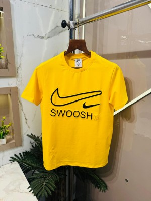 Sale.Nike.Swoosh.Imported.Cotton.Lycra.Fabric.Embossed.Printed.T-Shirt.NK01
