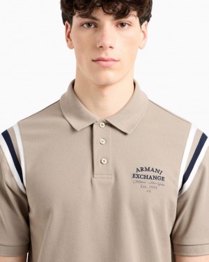 Arman i Exchange Beige Premium Polo T-Shirt 