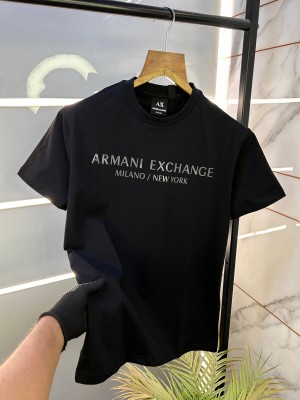 Sale Arman_i Exchange Black Premium Round Neck Printed T-shirt F2333-B2