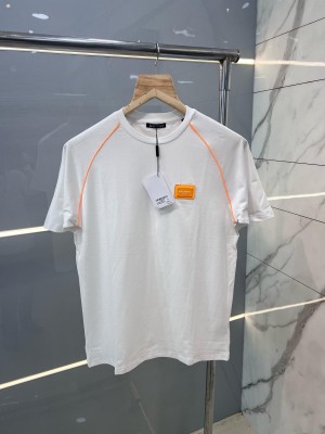 Balmai n Paris White Emboss Logo Print Imported T-Shirt (920)