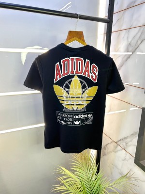 Sale Adida s Black Premium Printed Round Neck T-shirt F2460-B4