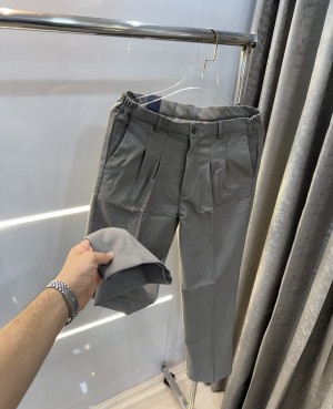 Dennison Olive Flexi Waist Premium Korean Trouser 