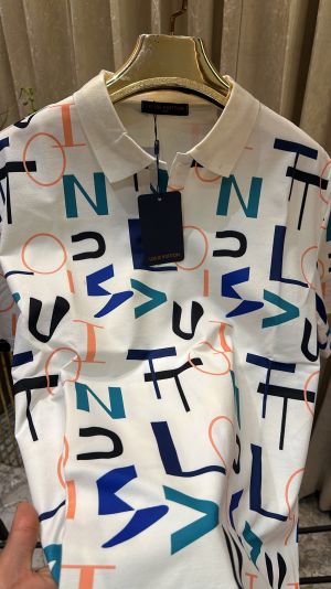 LOUIS_VUITTON LOGO MONOGRAM PRINT PREMIUM WHITE TSHIRT