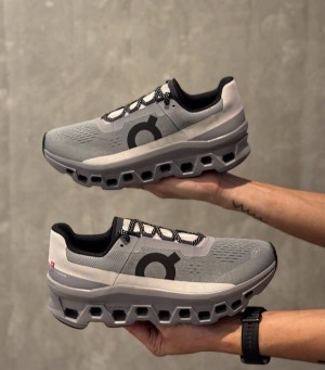 on Running Cloudmonster Alloy Silver