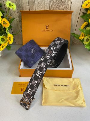 LOUIS_VUITTON BELT WALLET COMBO WID OG BOX CARD DUST BAG