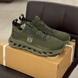 LOEWEE x ON Cloudtilt 2 Olive Green Sneakers