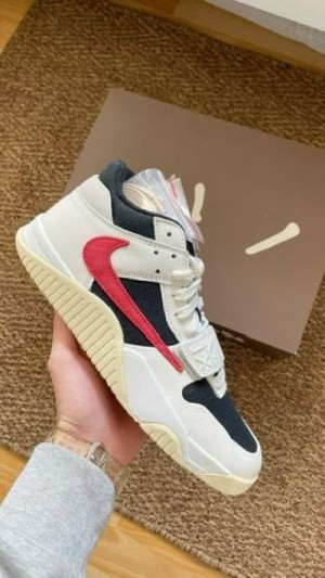 Nikee Travis Scott X Jumpman Jordan Cut the Check Semi UA Quality With Carry Bag fixed