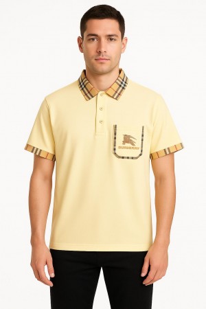 Sale.Burberry.Imported.Front.Embroidery.Monogram.Brand.Designs.On.Borders.Very.Premium.Polo.Neck.Tshirt.