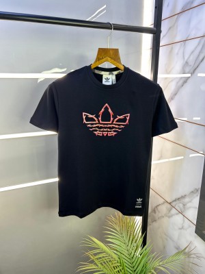 Sale Adida s Black Premium Printed Round Neck T-shirt F2460-B2