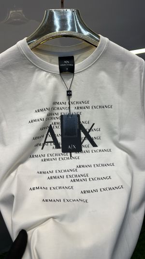 ARMAN_I EXCHANGE LOGO MONOGRAM PRINT PREMIUM WHITE TSHIRT