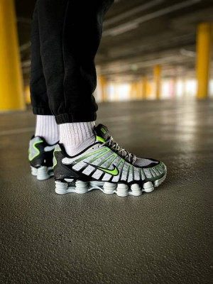 Nikee shox tl wolf grey lime blast grailed