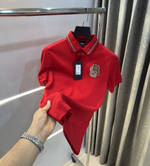 Hugo  Boss Red Logo Work Premium Polo T-Shirt