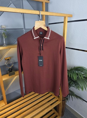 Bos S Fls T Shirts Rust K79-MR