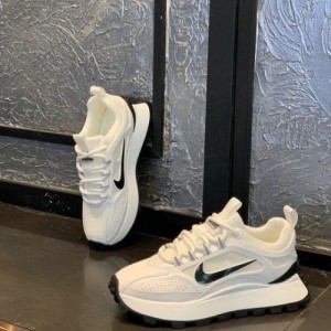 NIKEE BAILLELI PLATFORM SNEAKER WHITE