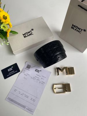 Mont_Blanc premium belt combo wid og box & accessories