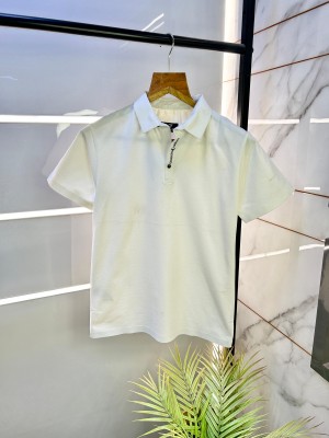 Emporio Arman_i White Imported Collar Neck Polo T-shirt F1956-WH