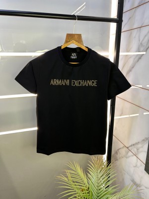Sale Arman_i Exchange Black Premium Round Neck Printed T-shirt F2359-B4