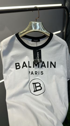 BALMAI_N PARIS LOGO PRINT PREMIUM WHITE TSHIRT