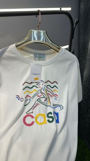 CASA BLANCA LOGO PRINT PREMIUM WHITE TSHIRT