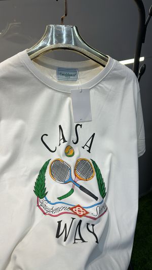 CASA BLANCA LOGO PRINT PREMIUM WHITE TSHIRT