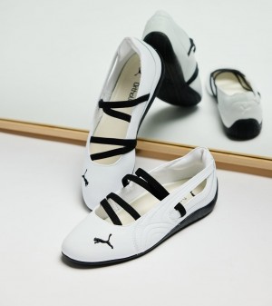 Pum-aa speedcat ballet white black