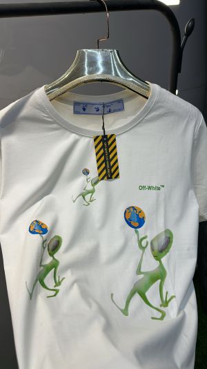 OFF_WHITE LOGO PRINT PREMIUM WHITE TSHIRT